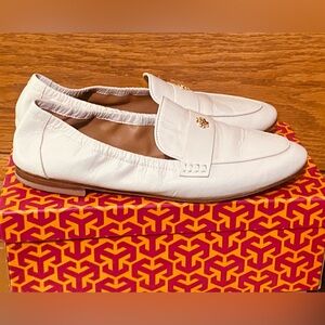 Tory Burch Women's Leather Ballet Loafer Flat Shoe Size 8.5 M